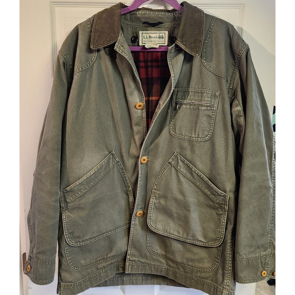 L.L. Bean Men's Vintage Barn Chore Jacket Good Condition Size Medium